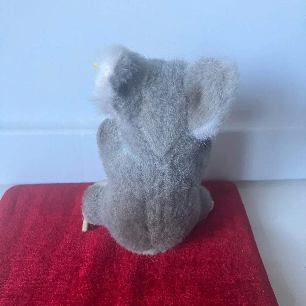 Steiff Yuku Koala Bear 1446/11 Button Yellow tag Germany 4.5” Plush Animal.